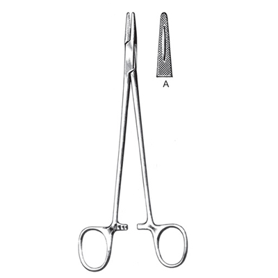 Needle Holders with Carbide Tips & Handle