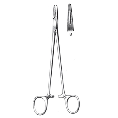 Needle Holders with Carbide Tips & Handle