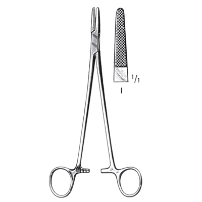Needle Holders with Carbide Tips & Handle