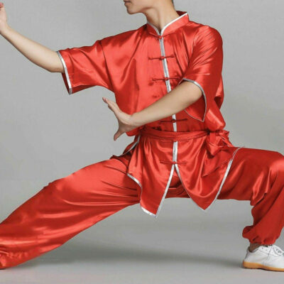 Competition Silk Kung Fu Uniform
